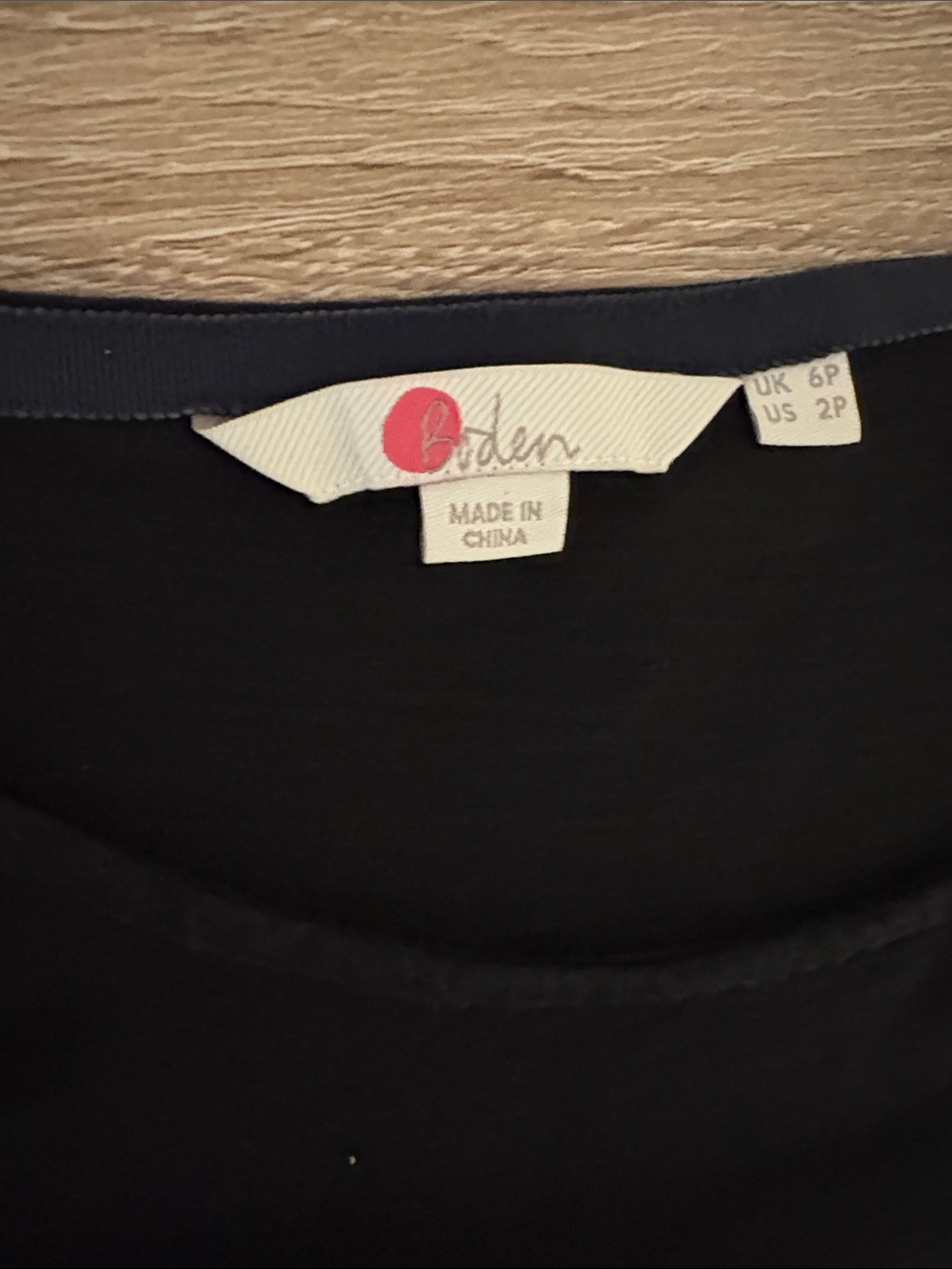 Boden Pocket Dress Black Minimalist 💯 Cotton - Picture 7 of 8